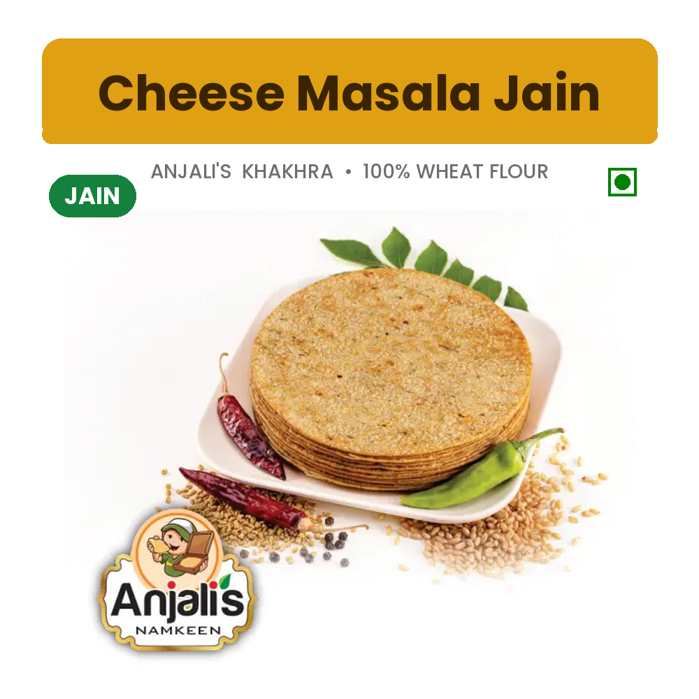 Cheese Masala Khakhra (Jain)