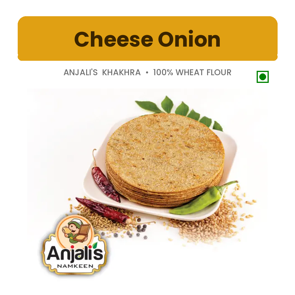 Cheese & Onion Khakhra