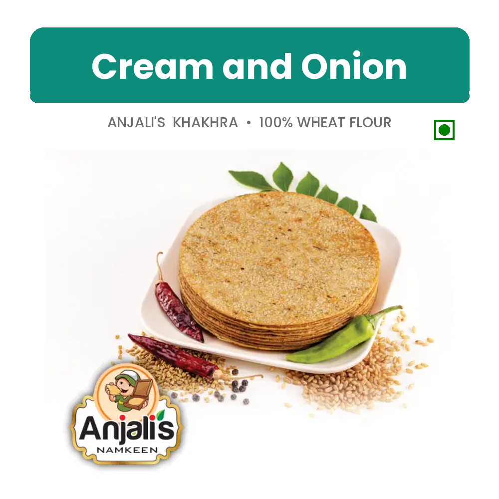 Cream & Onion Khakhra
